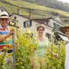 Photo de la famille Chevalley à Treytorrens dans leurs vignes